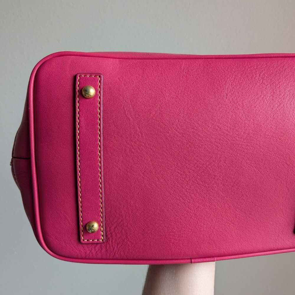 Dooney & Bourke Florentine Drawstring in Fuchsia - Picture 13 of 14